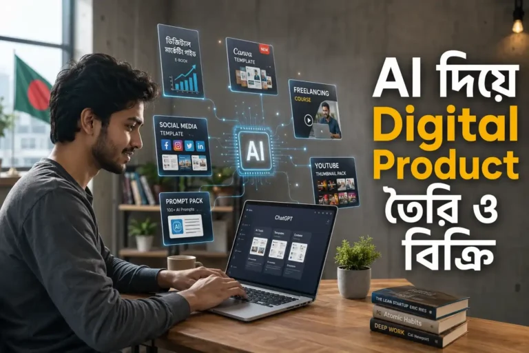 AI দিয়ে Digital Product তৈরি ও বিক্রি করার ধারণা