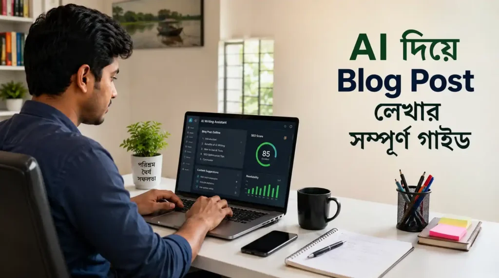 AI দিয়ে Blog Post লেখা শিখছেন একজন বাংলা কনটেন্ট রাইটার