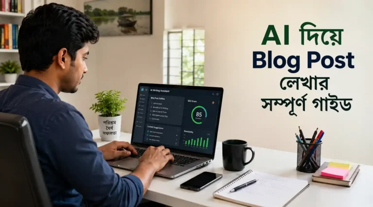 AI দিয়ে Blog Post লেখা শিখছেন একজন বাংলা কনটেন্ট রাইটার