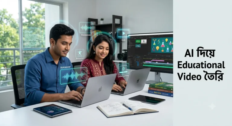 AI দিয়ে Educational Video তৈরি