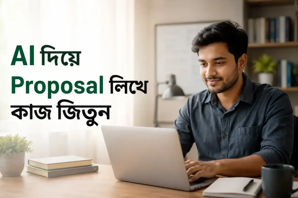 AI দিয়ে Proposal লিখে কাজ জিতুন - Freelancer AI ব্যবহার করে Proposal লিখছে