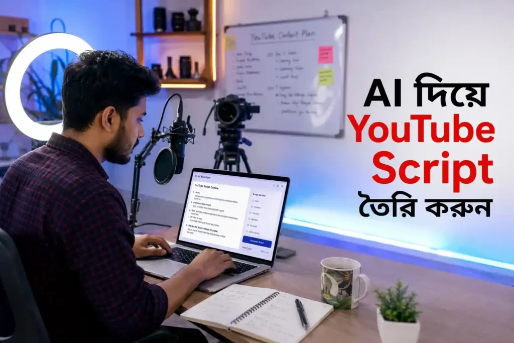 AI দিয়ে YouTube Script তৈরি করার সম্পূর্ণ গাইড