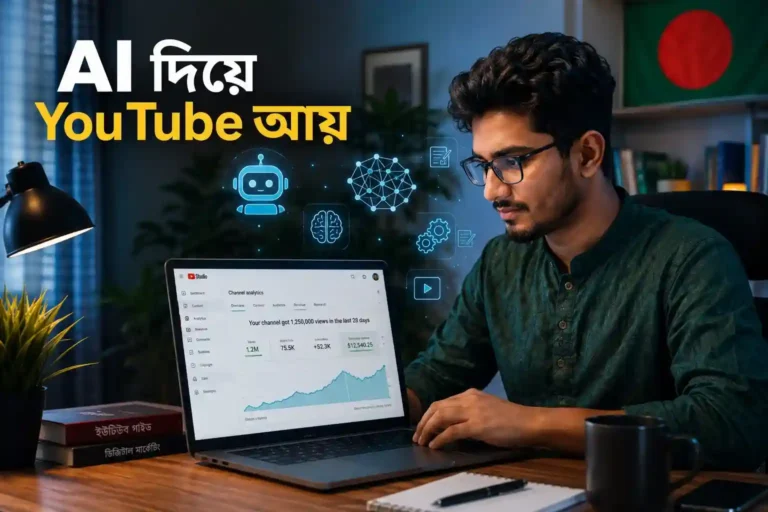 AI দিয়ে YouTube থেকে আয় করার সম্পূর্ণ গাইড