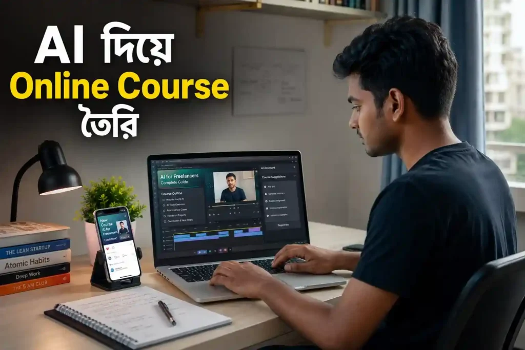 AI দিয়ে Online Course তৈরি করার ধাপসমূহ
