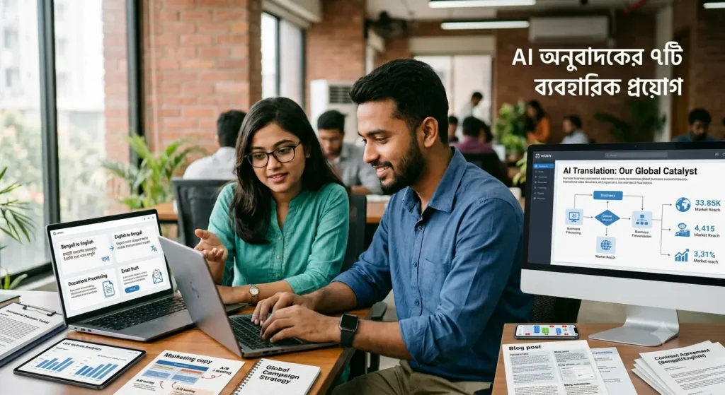 AI দিয়ে বাংলা ও ইংরেজি ভাষা অনুবাদের প্রক্রিয়া
