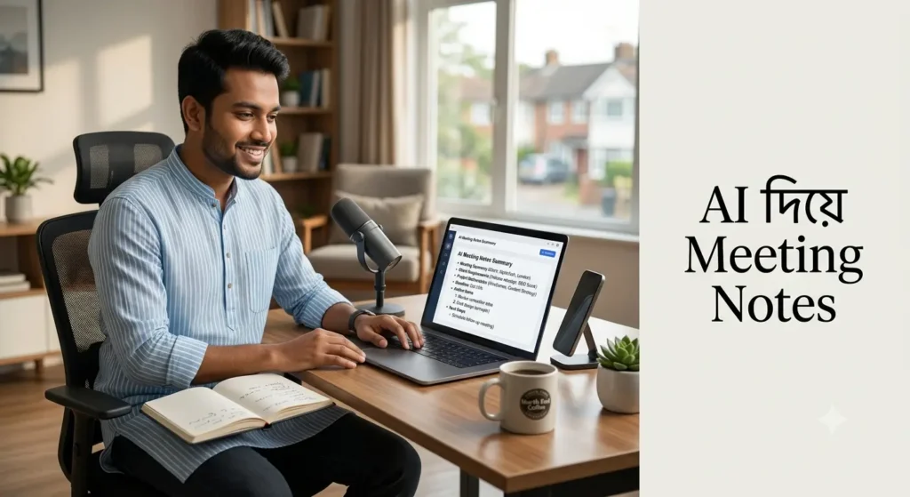 বাংলাদেশি পেশাজীবীর AI দিয়ে Meeting Notes তৈরির Workflow