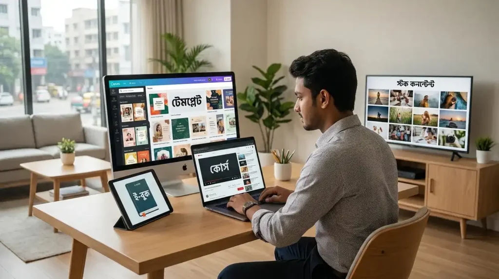 Canva template ডিজাইন করার প্রক্রিয়া