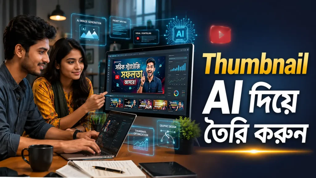 Thumbnail AI দিয়ে তৈরি করুন—AI দিয়ে Professional YouTube Thumbnail তৈরির প্রক্রিয়া