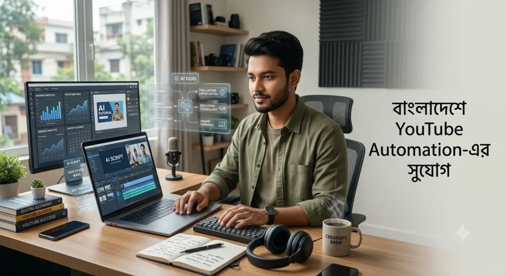 YouTube Automation Channel-এর Content Planning ও Analytics Analysis