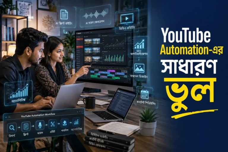 YouTube Automation-এর সাধারণ ভুল এড়িয়ে সফল YouTube Channel তৈরির কৌশল