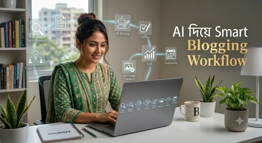 AI দিয়ে Blog Writing ও SEO Content তৈরির আধুনিক Workflow