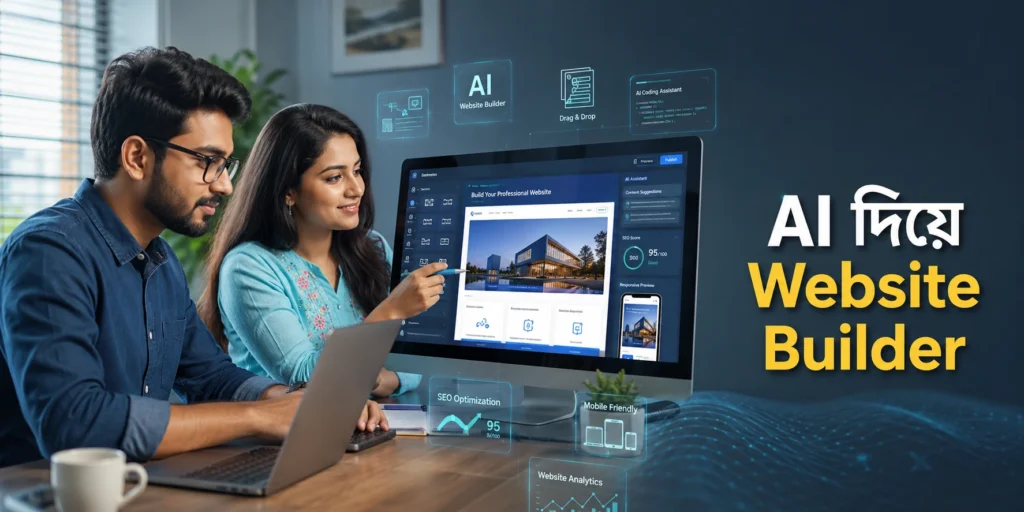 AI দিয়ে Website Builder ব্যবহার করে ওয়েবসাইট তৈরি