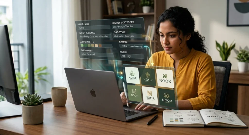 AI ব্যবহার করে Professional Logo Design করার প্রক্রিয়া