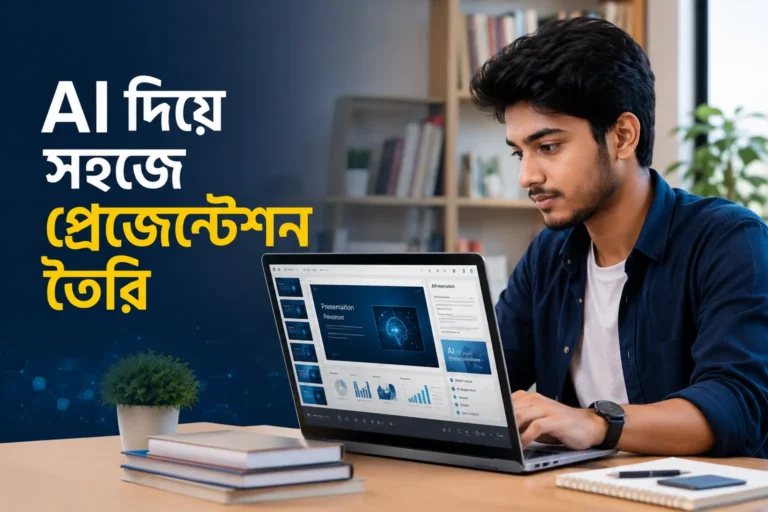 AI Presentation Tool ব্যবহার করে প্রফেশনাল বাংলা প্রেজেন্টেশন তৈরি